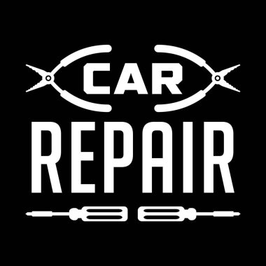 Mekanik Logo ve rozet, iyiliği için yazdırın. en iyi vektör