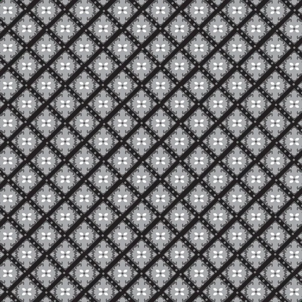 Batik Zwart Wit Textuur Achtergrond Goed Voor Decoratie — Stockvector
