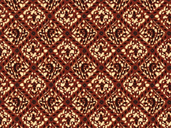 Batik Textura Tradicional Fundo Bom Para Decoração — Vetor de Stock