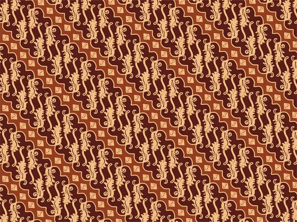 Texture Traditionnelle Batik Fond Bon Pour Décoration — Image vectorielle