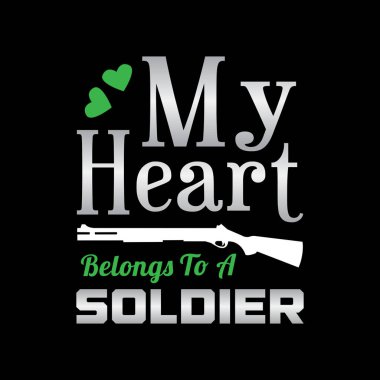 Asker teklif ve söyleyerek. Kalbim bir askere ait