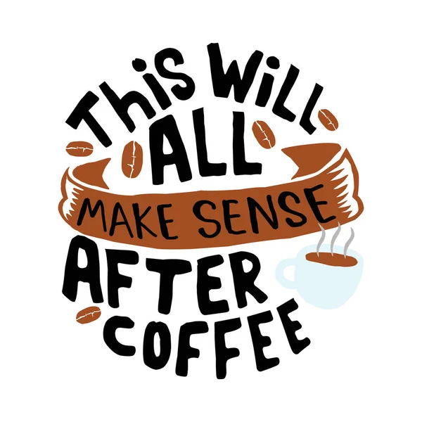 Coffee Best Print Design Όπως Ενδυμασία Shirt Και Άλλα — Φωτογραφία Αρχείου