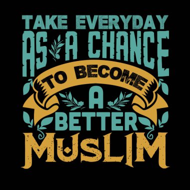 Bir şans olarak günlük almak. Müslüman teklif ve söyleyerek