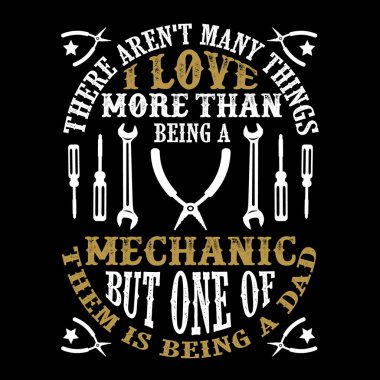 Mekanik baba. Baba gün teklif ve baskı tasarımı için iyi demek