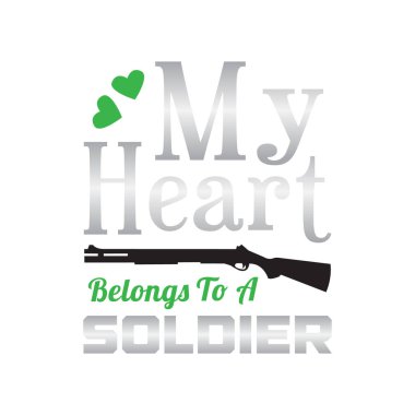 Asker teklif ve söyleyerek. Kalbim bir askere ait