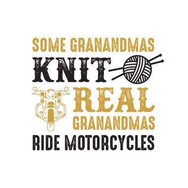 Motosiklet teklif ve söyleyerek. Gerçek örgü bazı Nineler