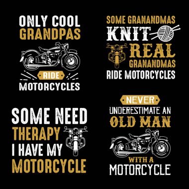 Motosiklet teklif ve söyleyerek. Motosiklet alıntı kümesi