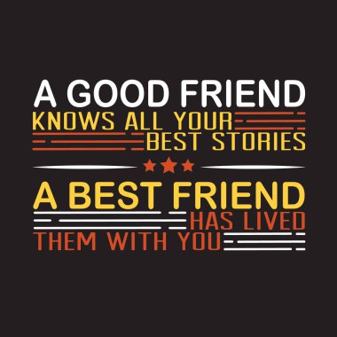 Arkadaşlık teklif ve söyleyerek baskı tasarımı için iyi