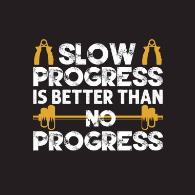 Fitness quote ve baskı tasarımı için iyi söyleyerek.