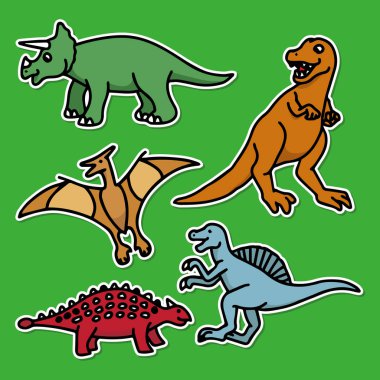 Koleksiyonlar Dino Yamalar giysiiçin iyi