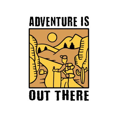 Macera Alıntı ve baskı için iyi söyleyerek