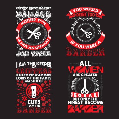 Berber ayarla alıntı Bundle, iyi baskı için