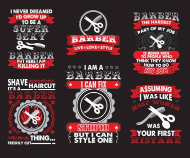 Berber ayarla alıntı Bundle, iyi baskı için