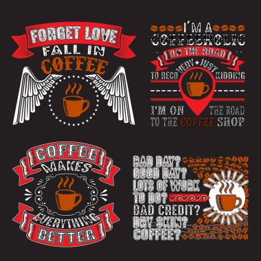 Kahve teklif ve söyleyerek paket ayarla