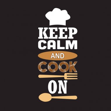 Pişirme teklif ve baskı koleksiyonları için iyi söyleyerek