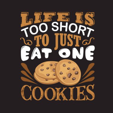 Çikolata Chip Teklif ve baskı tasarımı için iyi söyleyerek.