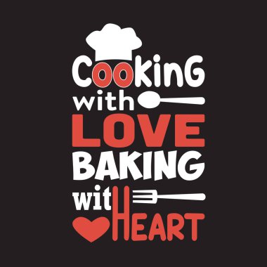 Pişirme teklif ve baskı koleksiyonları için iyi söyleyerek