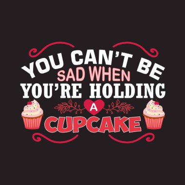 Cupcake Alıntı ve baskı koleksiyonları için iyi söyleyerek.