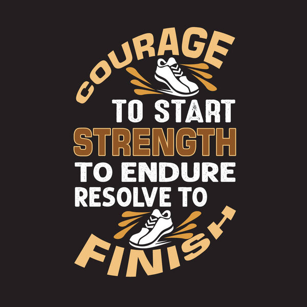 Running Quote and saying good for print Design.