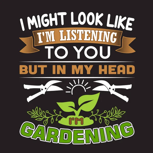 Tuinieren citaat en zeggen goed voor collecties design. — Stockvector