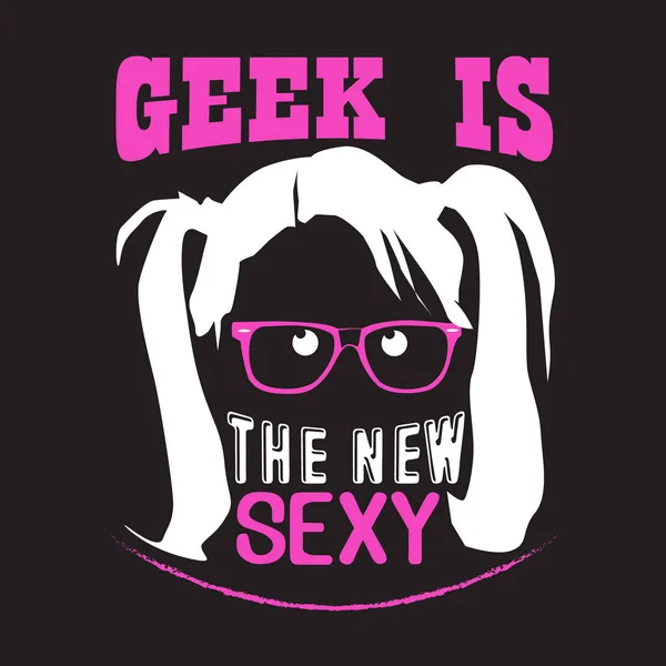 Geek quote ve baskı tasarım için iyi söyleyerek. — Stok Vektör