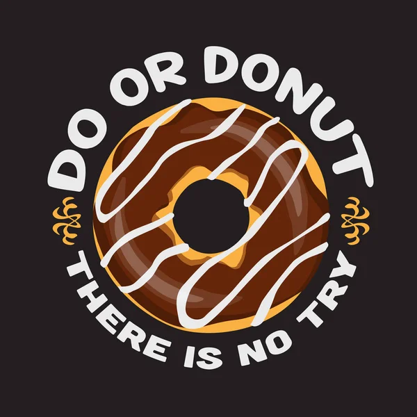 Donuts Παράθεση και λέγοντας καλό για τις συλλογές τροφίμων — Διανυσματικό Αρχείο