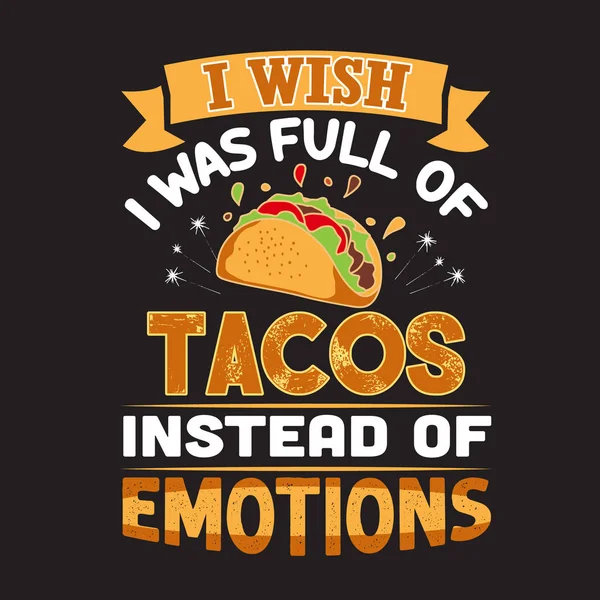 Taco Alıntı ve gıda koleksiyonları için iyi söyleyerek