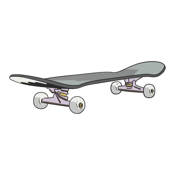 Skate Board Vector Ilustración Clip Art Bueno Para Cortar Archivos — Archivo Imágenes Vectoriales