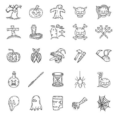 Cadılar Bayramı Simgesi Vektörü