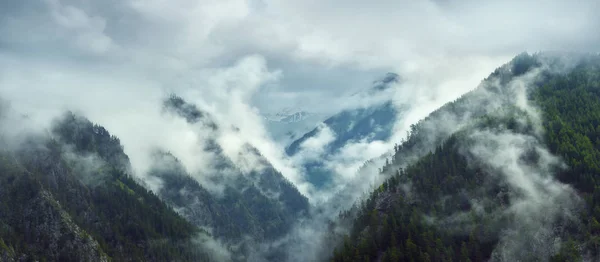 Vista Panorámica Las Montañas Madrugada Provincia Tusheti Georgia —  Fotos de Stock