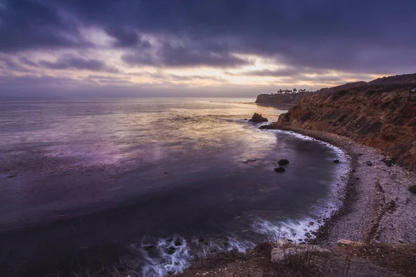 Superbe Vue Côtière Sur Les Falaises Escarpées Pelican Cove Avec — Photo