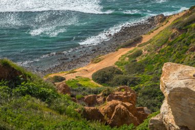 Bluff Cove manzara manzaralı