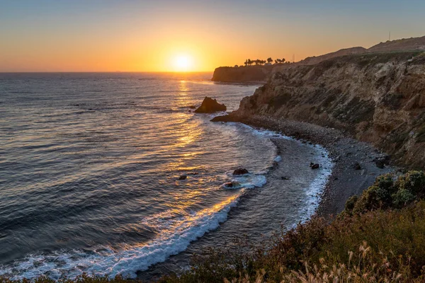 Pelican Cove y Point Vicente al atardecer — Foto de Stock