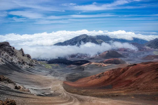 Haleakala 분화구의 상단 — 스톡 사진