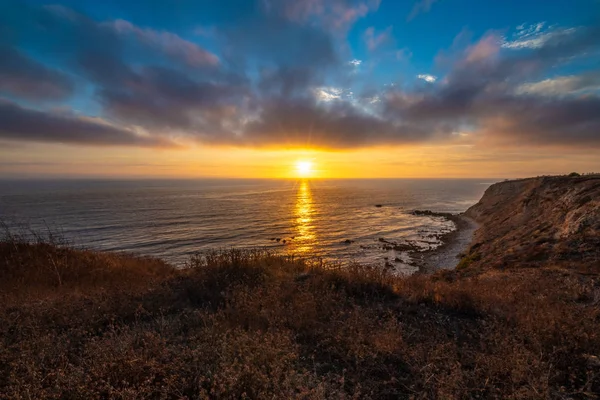 Vicente Bluffs reserve bij zonsondergang — Stockfoto