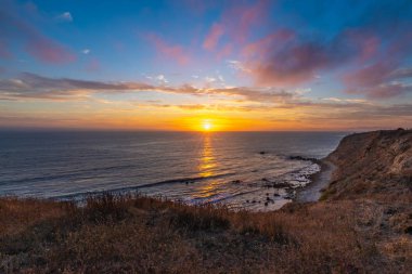 Vicente Bluffs Rezerv Gün Batımında