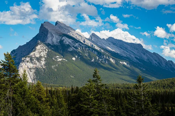 Majestic Mount Rundle Royalty Free Stock Images