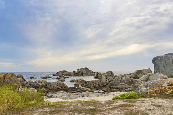 Düne Und Küstenfelsen Strand Von Con Negro San Vicente Grove — Stockfoto