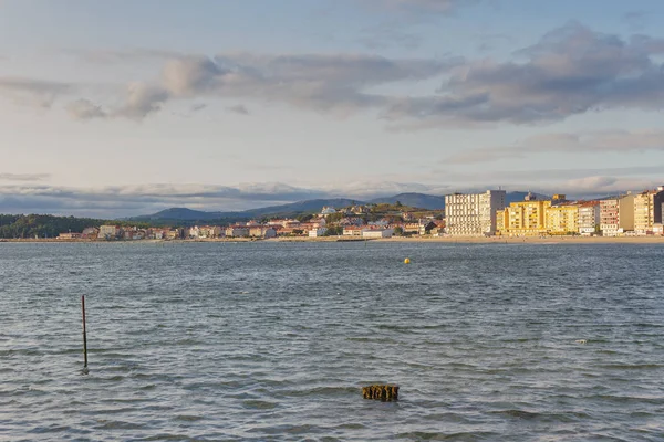 Παραλία Carril Και Θάλασσα Διηγηθώ Arousa Κτίρια Και Κομποστέλα — Φωτογραφία Αρχείου