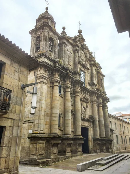 Façade Église San Bartolomeu Dans Ville Pontevedra — Photo