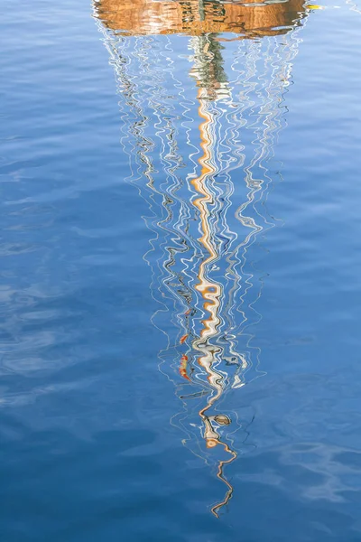 海上帆船桅杆的抽象形象 — 图库照片