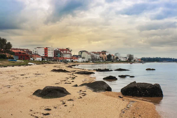 Branha Beach Vilanova Arousa Seafront Dawn — Stock Photo, Image