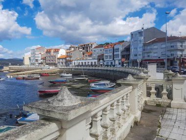 Sahil Vilagarcia de Arousa şehirdeki Carril denizci Köyü