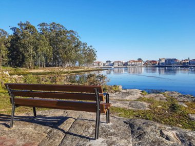 Vilanova de Arousa Haliç bakış açısı tezgah