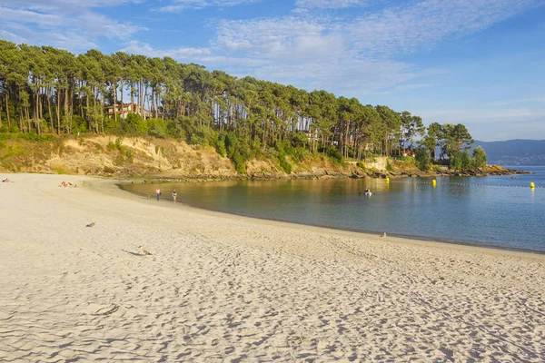 Spiaggia Baltar Pineta Sul Capo Bicano Nel Villaggio Portonovo Città — Foto Stock