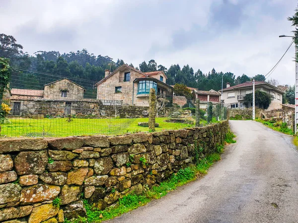 Casas Rurais Cobas Vila Galega Cidade Meis — Fotografia de Stock