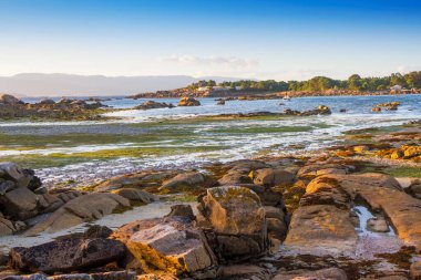 Espinos Koyu, Arousa Adası 'nda gelgitte