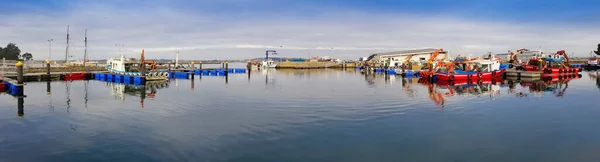 Panoramic View Vilanova Arousa Fioshing Harbor — Stock Photo, Image