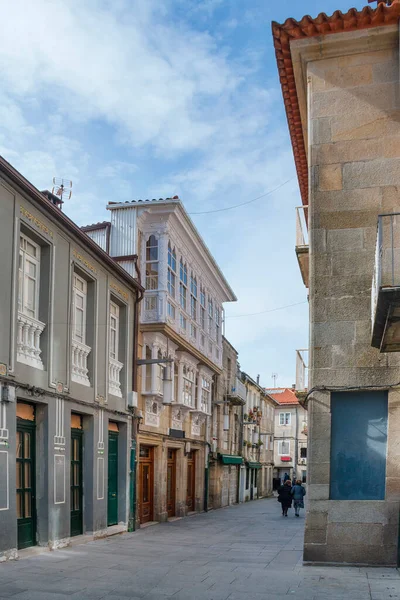 Paseando Por Las Calles Centro Histórico Pontevedra —  Fotos de Stock