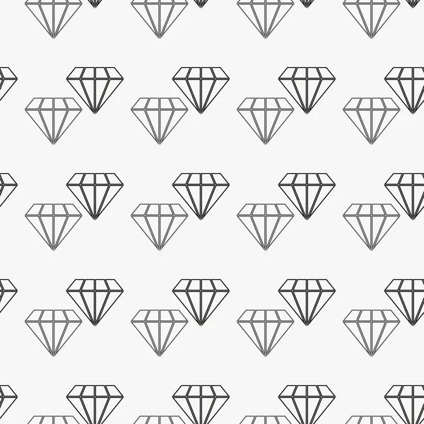 Padrão Vetorial Com Diamantes Padrão Sem Costura Pode Ser Usado —  Vetores de Stock